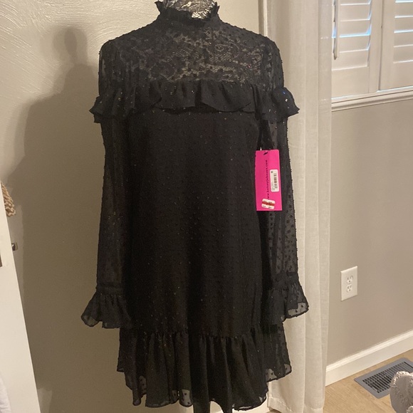 Betsey Johnson Ruffle Dress - Picture 2 of 6